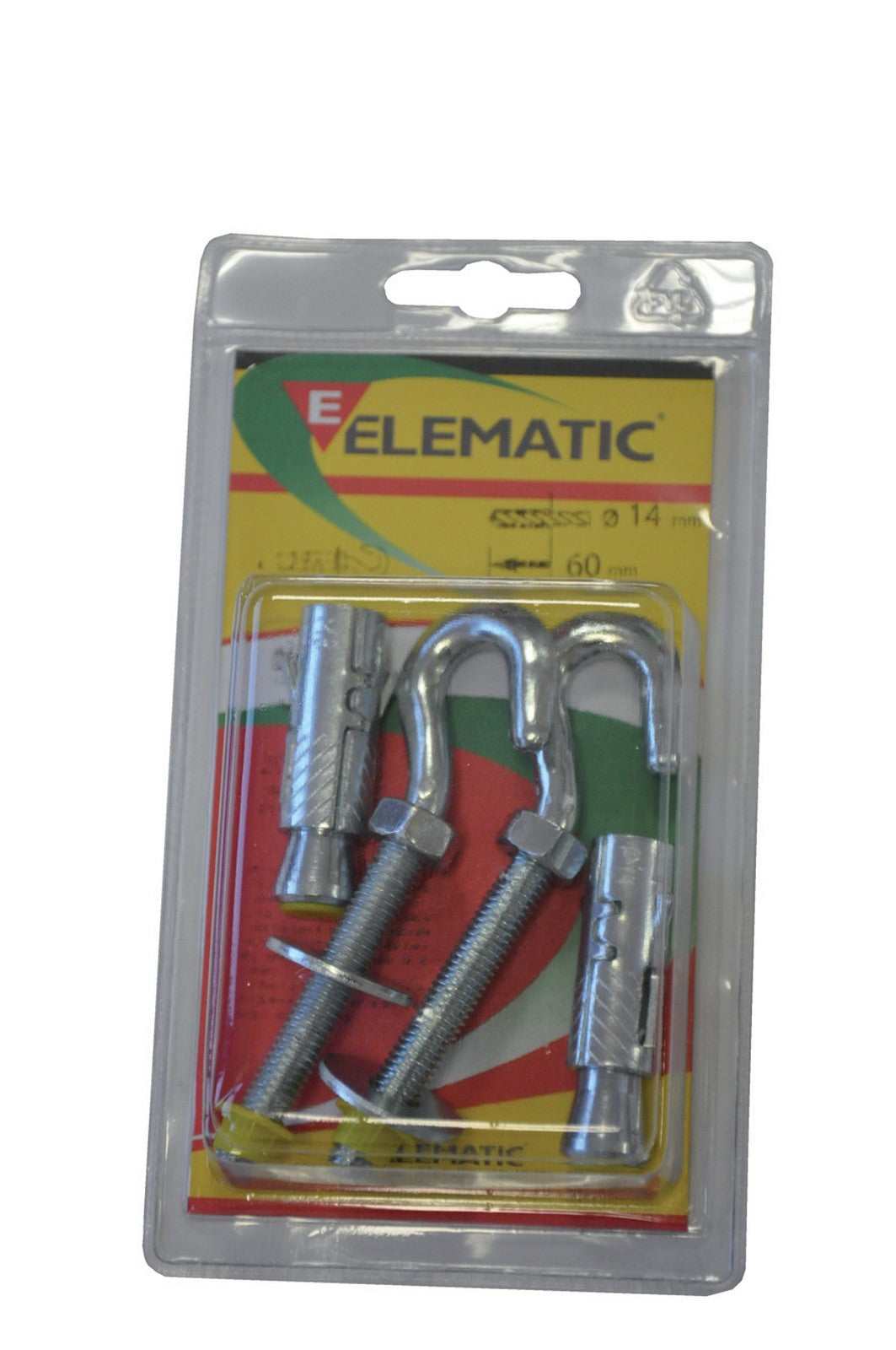 elematic blister tassello efpm/g8 gancio 2 pz cod:ferx.4748
