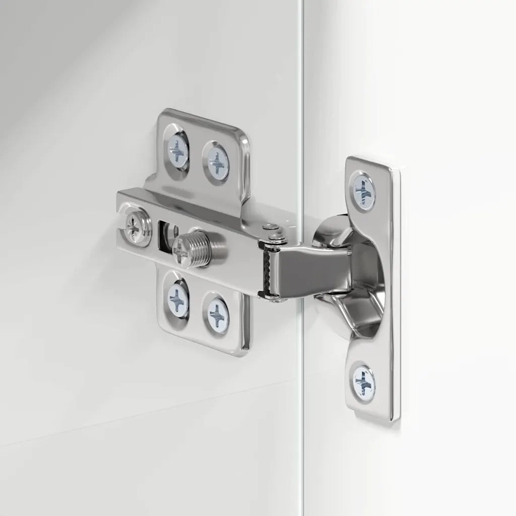 Mobiletto per specchio da bagno con porta TULUM Bianco Lucido