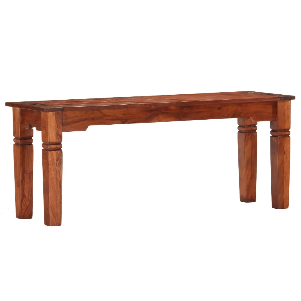 vidaXL Panca 110 cm in Legno Massello di Acacia