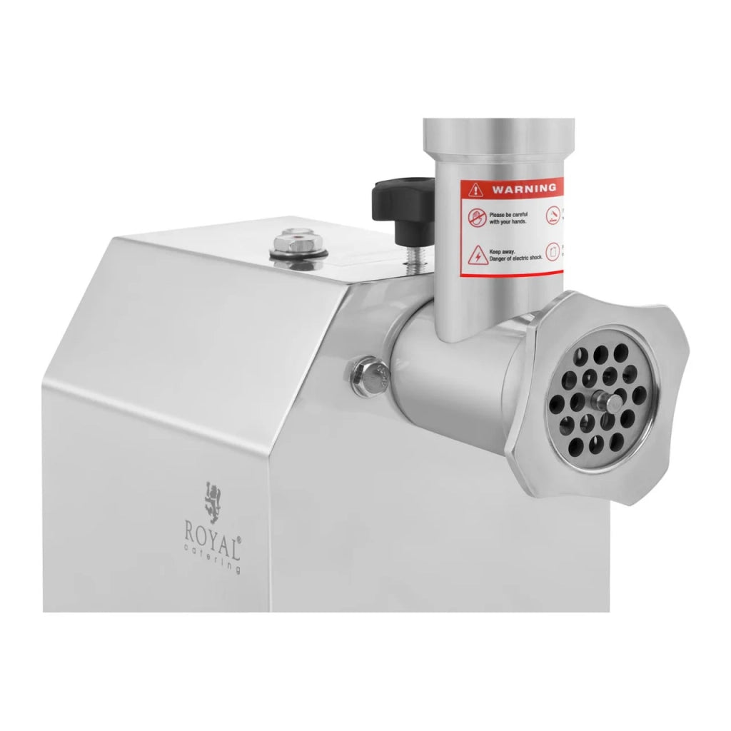 Tritacarne in acciaio inox con funzione reverse capacità 70 kg/h potenza 600 watt 14_0001956