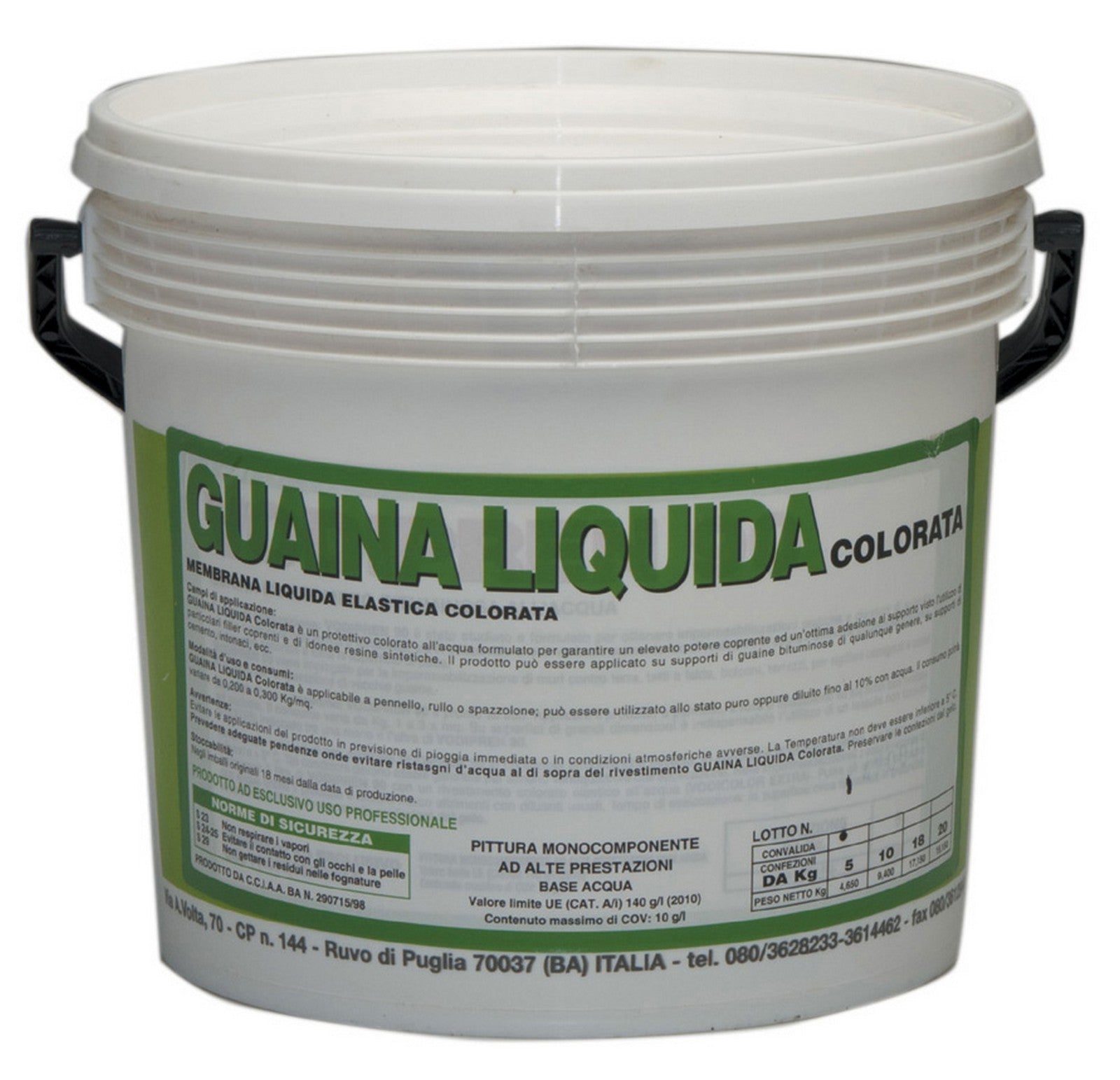 guaina liquida resinosa bianca kg. 5 cod:ferx.47499