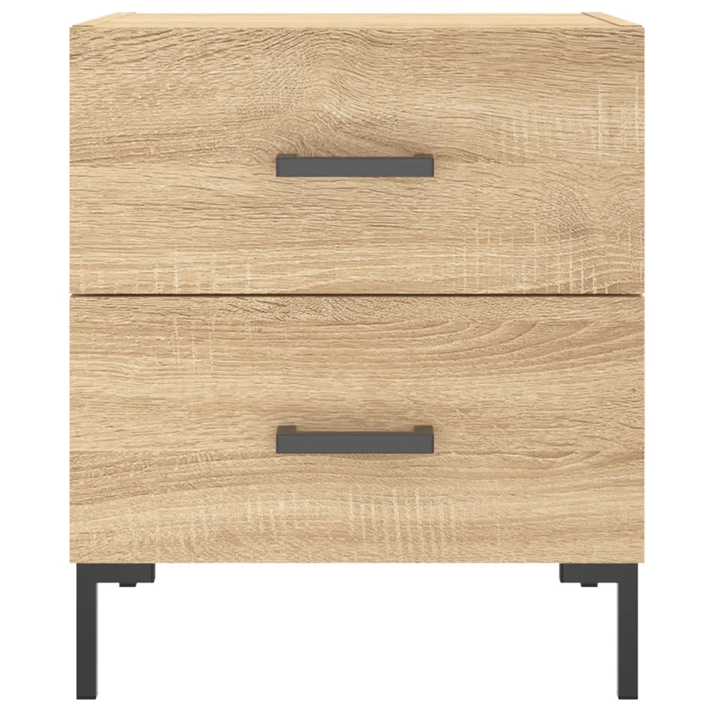 Comodino | Armadio da Notte | Mobiletto da notte Rovere Sonoma 40x35x47,5 cm in Legno Multistrato