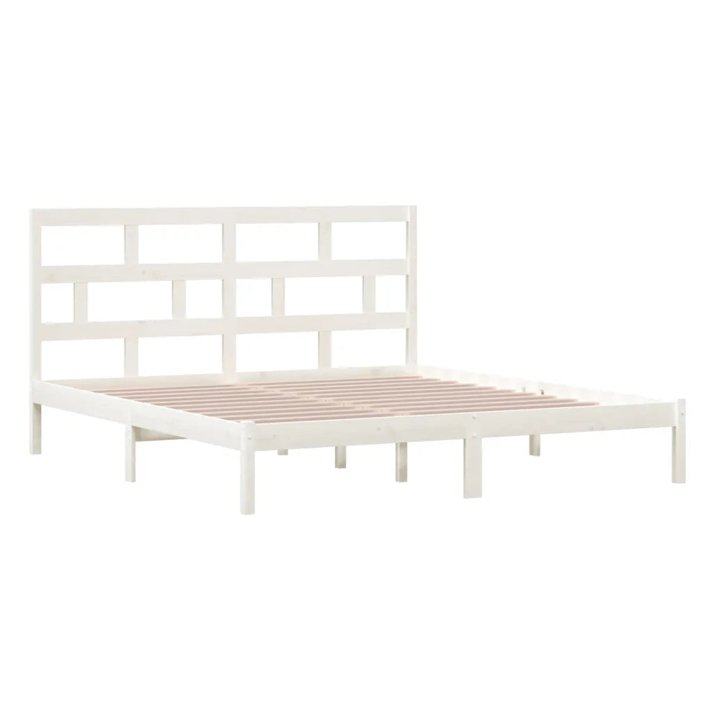 Giroletto Bianco in Legno Massello 180x200 cm 6FT Super King cod mxl 61270