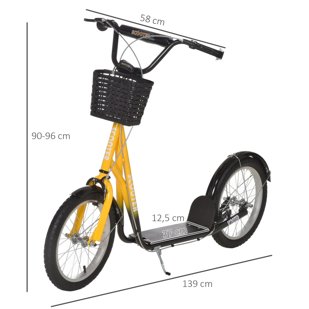 Tretroller per bambini regolabile ¨C Zephmum ¨C con cesto rimovibile e freni