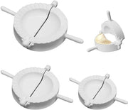 Set di forme per dumpling 3 in 1, formato a cucchiaio, forma a cucchiaio, forma a cucchiaio per impasto, forma a mezzaluna per dumpling, attrezzi per dumpling (6,8 cm, 7,8 cm, 8,8 cm)