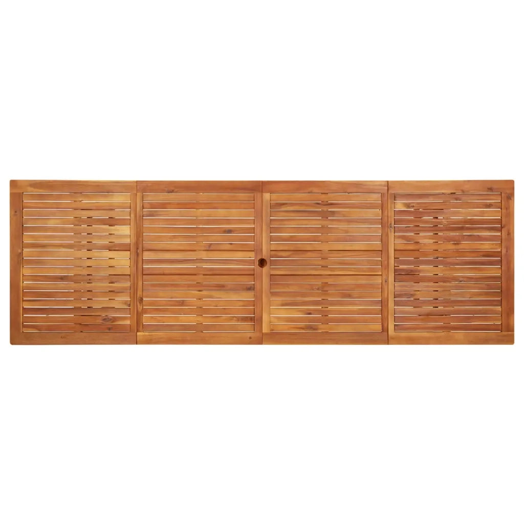 Tavolo da Pranzo per Esterni 280x90x75cm Legno Massello Acacia 315947