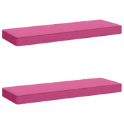 Cuscini per Panchina a 2 Pezzi VUGHT 2 pcs 100% Poliestere Rosa 951101