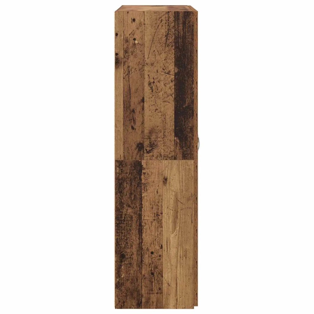Mobile per Ufficio con lo scaffale Rovere Nero 60 x 32 x 115 cm CFW5348472