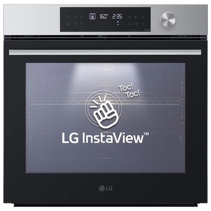 LG InstaView WSED7613S Forno 76L Classe A+ EasyClean, Pirolisi, Air Fry, Sous Vide, Wi-Fi