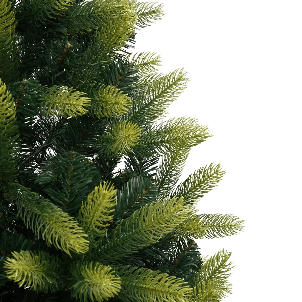 Albero di Natale Artificiale Incernierato-Albero Natalizio con Base 240 cm 426881