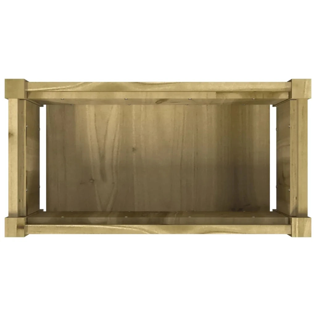 Fioriera | Cassetta per fiori | Vaso da Giardino 60x31x31 cm in Legno di Pino Impregnato