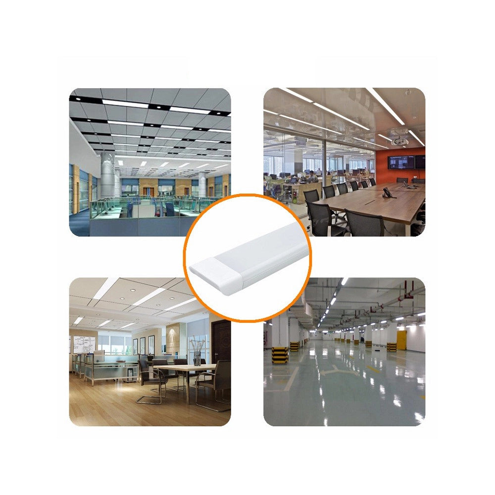 Trade Shop - Plafoniera Led Slim 72 W 150 Cm Sottopensile Ripiani Luce 4000k 6500k 3000k -