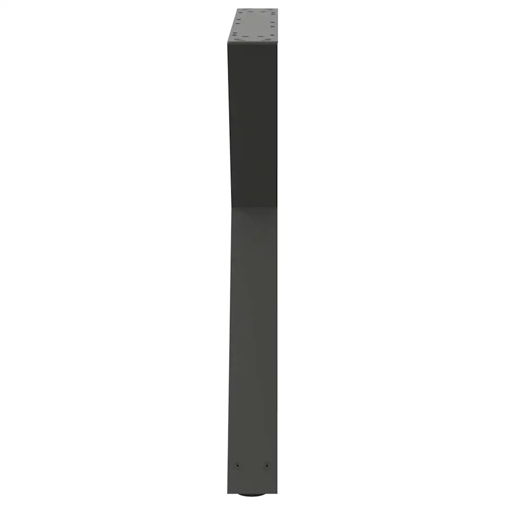Gambe per tavolo da pranzo 2 pz Antracite 70x(72-73,3) cm Acciaio 4012726