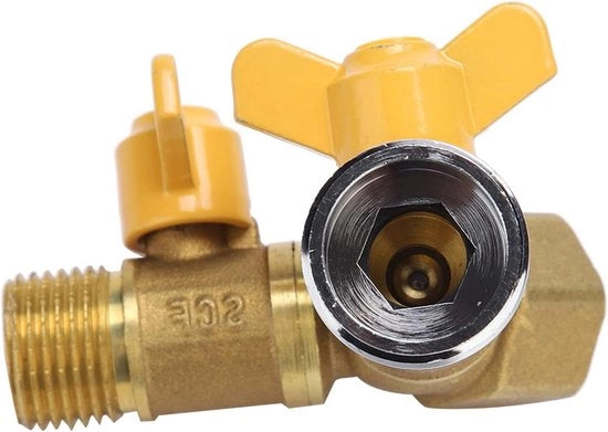 Irrigazione per giardino messings 2 vie Y distributore di tubi con doppia maniglia e adattatore di tubo