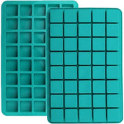Forme di ghiaccio in silicone a forma di cubetto - 2 pezzi - Forme di ghiaccio - Forme per ghiaccio - Libero da BPA - Silicone di alta qualità - Forme di ghiaccio per lavastoviglie - per cocktail, whisky, bevande fredde