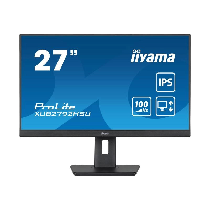 Iiyama xub2792hsu-b6 monitor pc 68,6 cm (27") 1920 x 1080 pixel full hd led nero - 149183