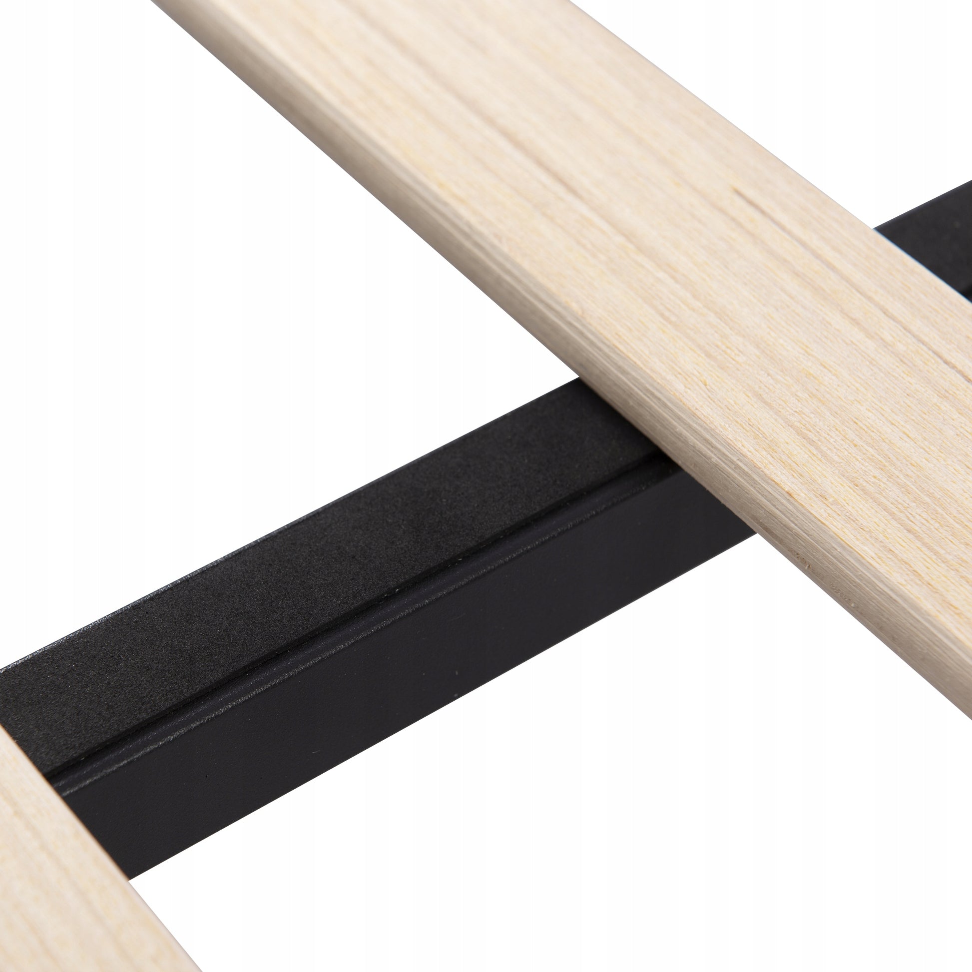 Letto con contenitore e illuminazione LED - Xylo - 90x200 cm, nero, con cassetti