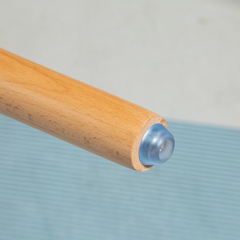 Set 2 sgabelli da bar design scandinavo ¨C zephmum ¨C naturale e bianco 43x43x91 cm