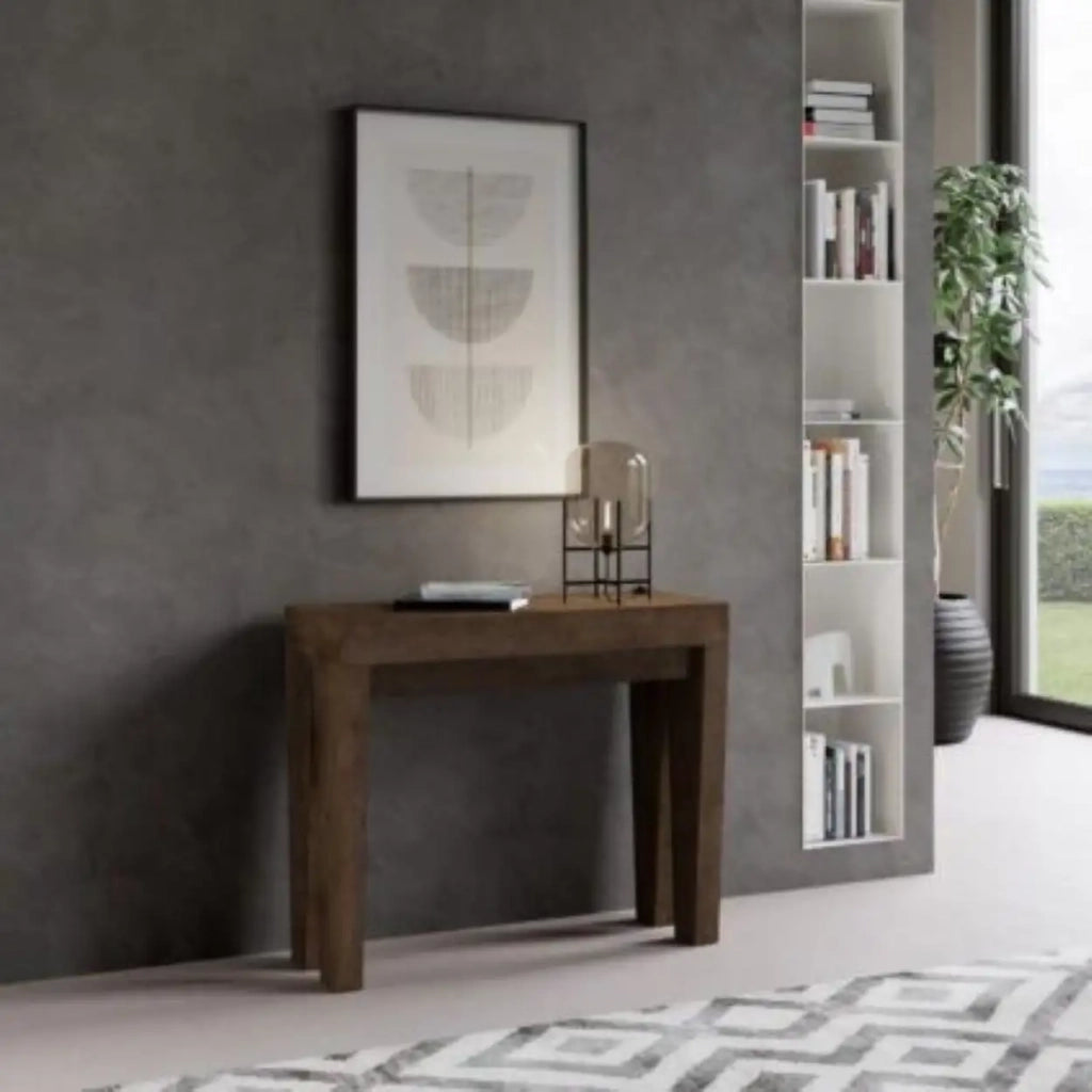 Consolle allungabile 90x40/196 cm Spimbo Small noce