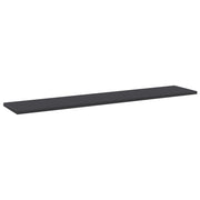 Ripiani per Libreria 4pz Grigi 100x20x1,5cm Legno Multistrato 805382