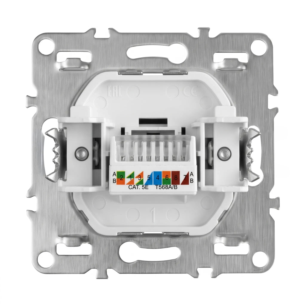 Presa Rj45 Con Cornice Oste Jnh010-s Beige
