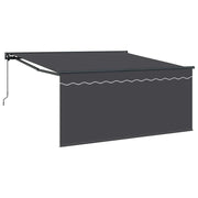 Tenda da Sole | Tenda Retrattile Antracite 300 x 250 cm Poliestere e Alluminio