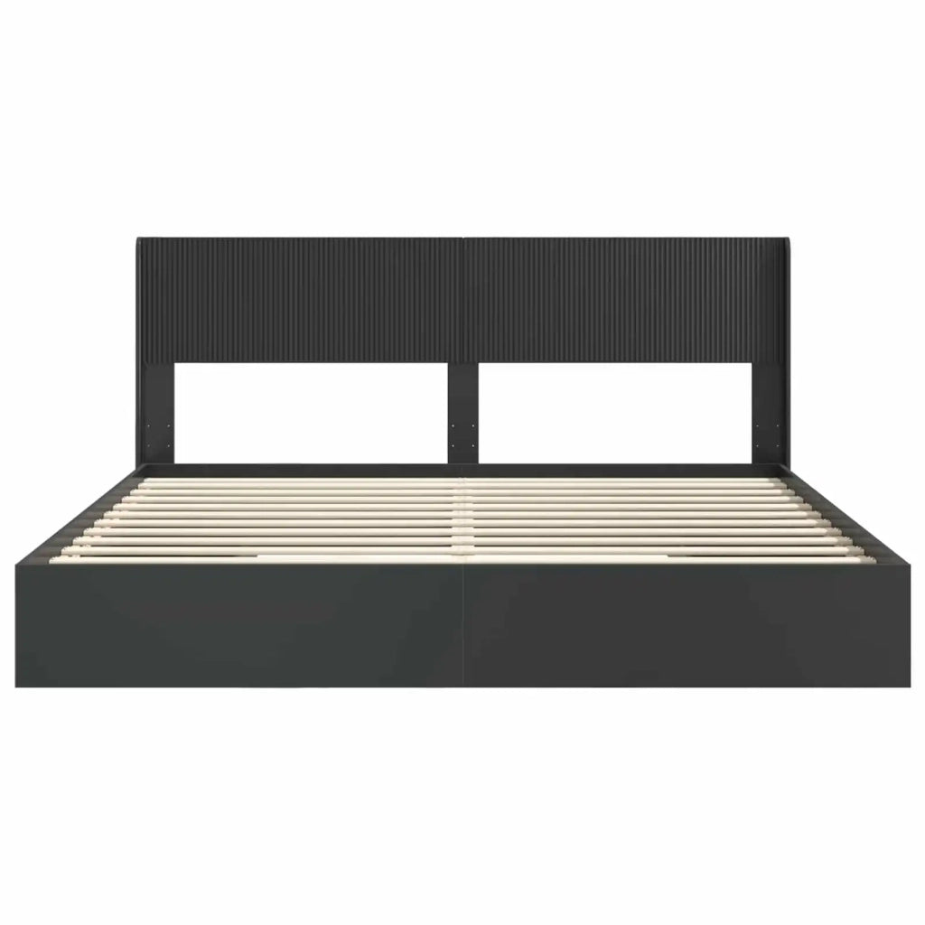 Struttura del letto con stoccaggio e testata 3 pcs 3414354