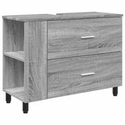 Mobiletto da Bagno | Armadio da bagno Sonoma grigio 80 x 35 x 60 cm