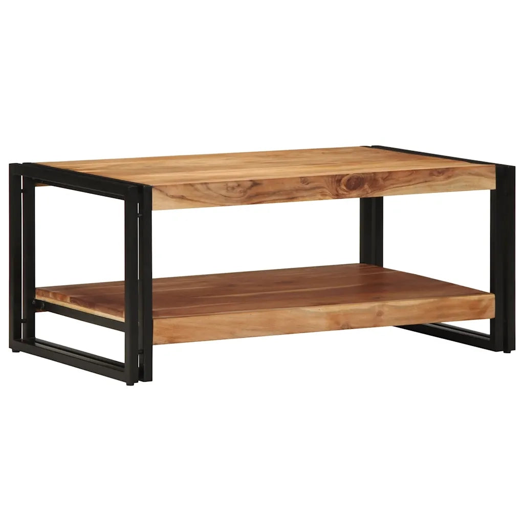 Tavolino da Salotto 90x50x38 cm Legno Massello di Acacia 4102716