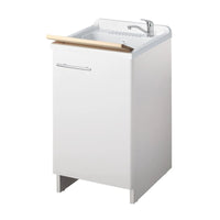 Lavatoio Magica 45x50 a una anta con cesto scorrevole