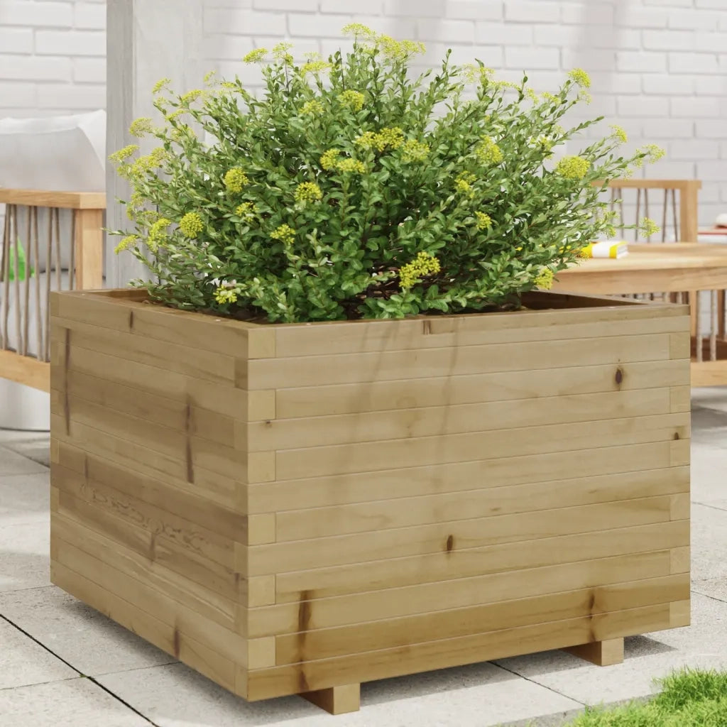 Fioriera da Giardino 70x70x49,5 cm in Legno di Pino Impregnato