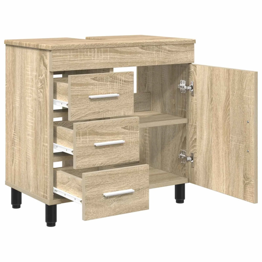 Mobiletto da Bagno | Armadio da bagno Rovere Sonoma 60 x 35 x 60 cm