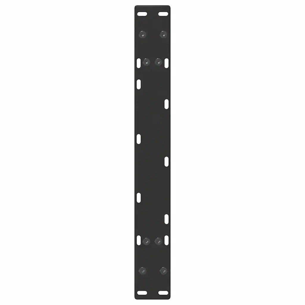 Gambe per Tavolino da Caffè a Forma di A 2 pz Nere 60x(30-31) cm Acciaio 4012820