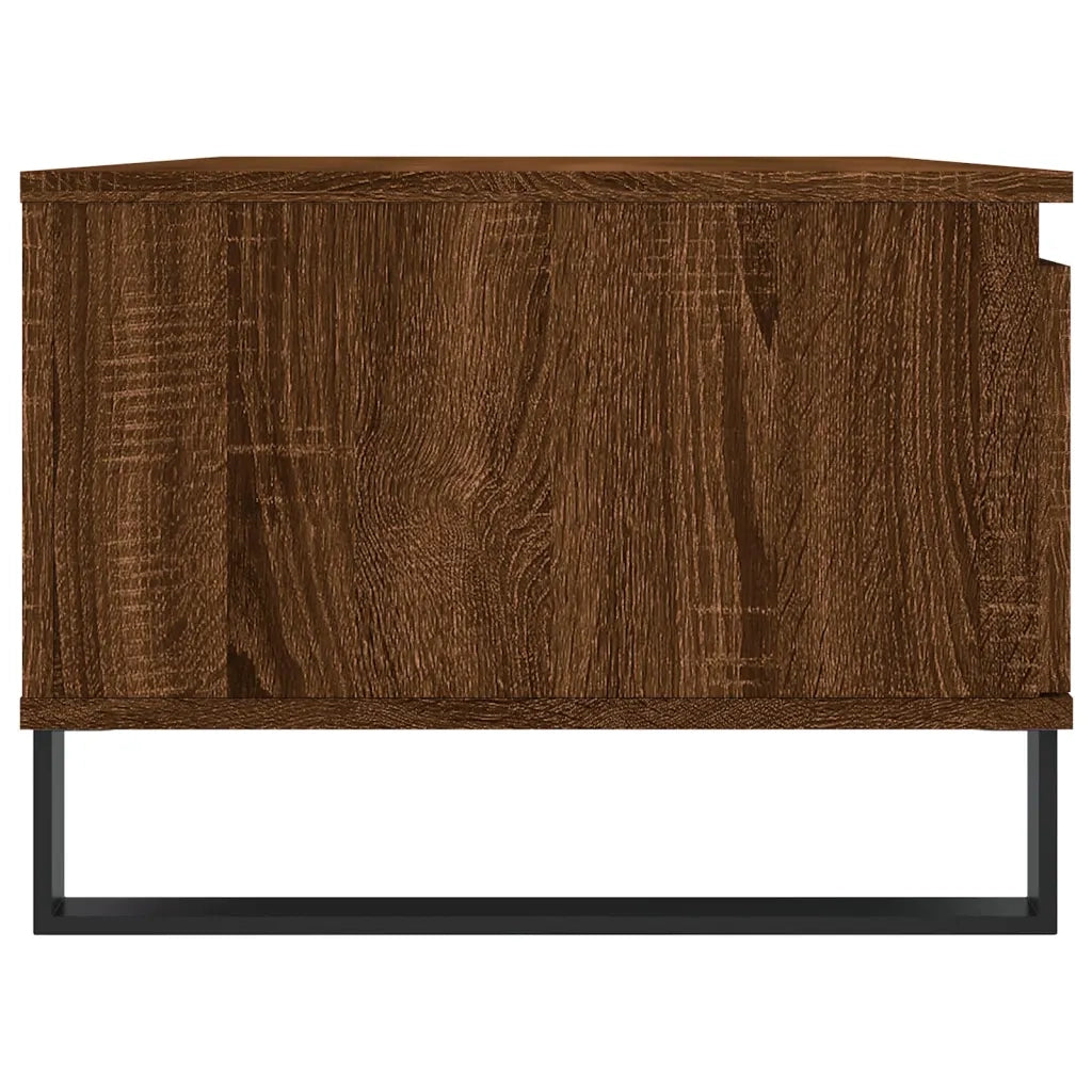 Tavolino da salotto | Tavolino da caff¨¨ | Tavolino da Soggiorno Rovere Marrone 90x50x36,5 cm in Multistrato