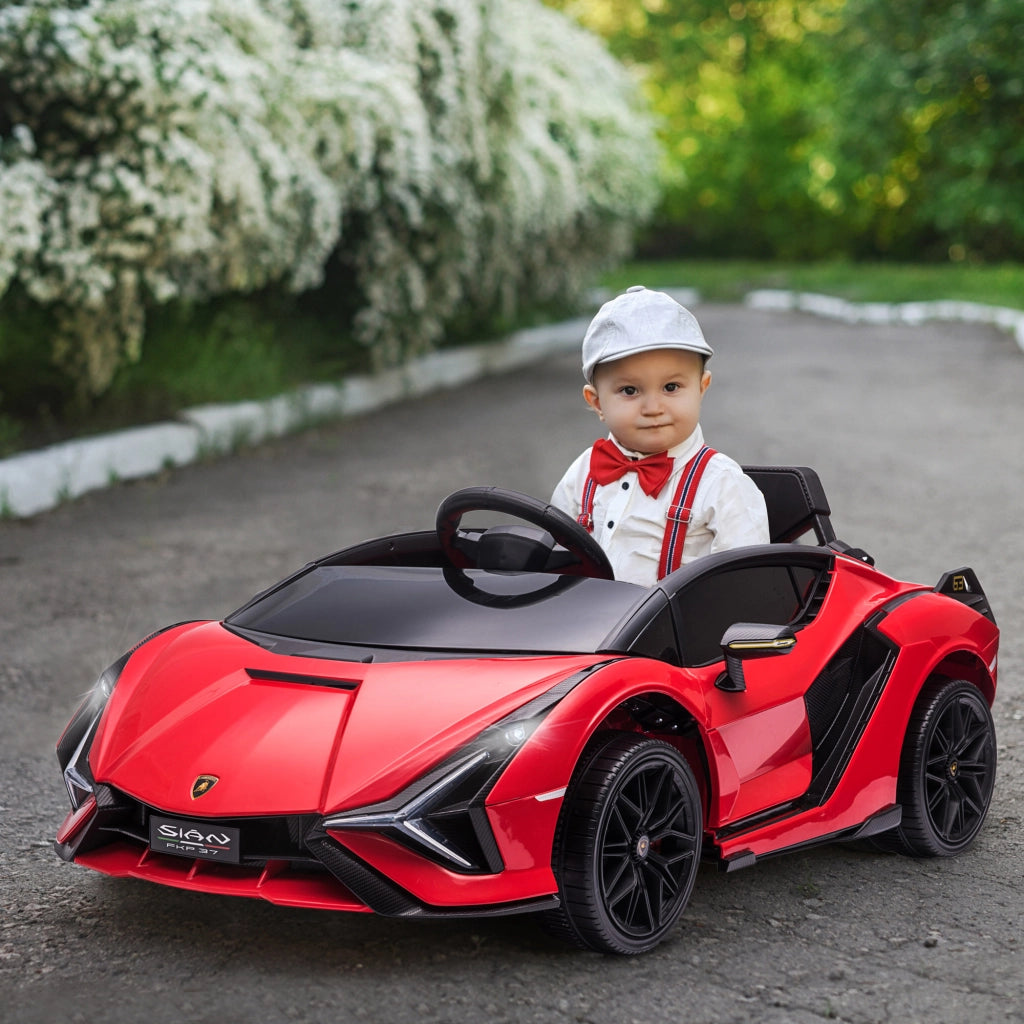 Auto Bambini 12V con Telecomando 2.4G ¨C zephmum ¨C Rosso