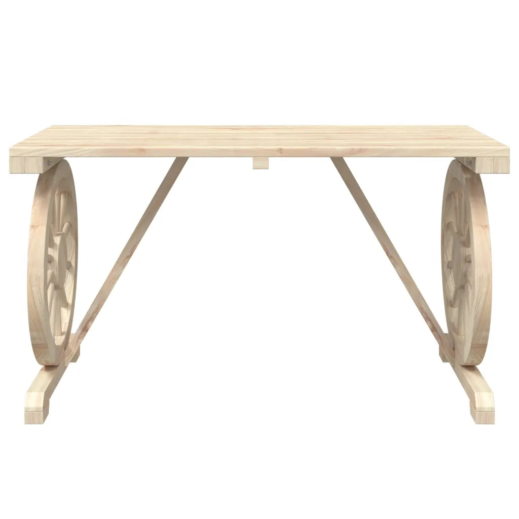 Set da Pranzo da Giardino 5 pz in Legno Massello di Abete