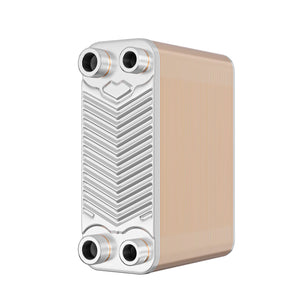 Scambiatore a piastre saldobrasate in acciaio inox, 60 piastre, max 130 kW