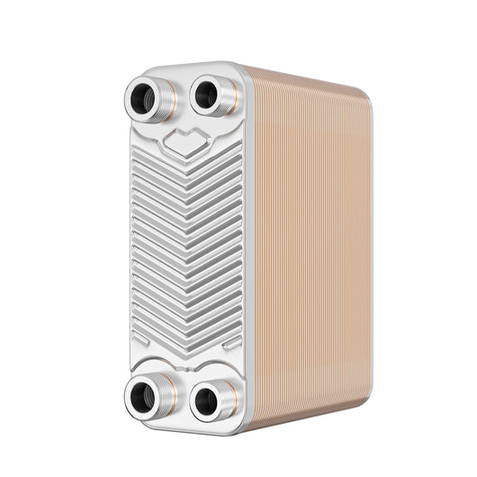 Scambiatore a piastre saldobrasate in acciaio inox, 60 piastre, max 130 kW