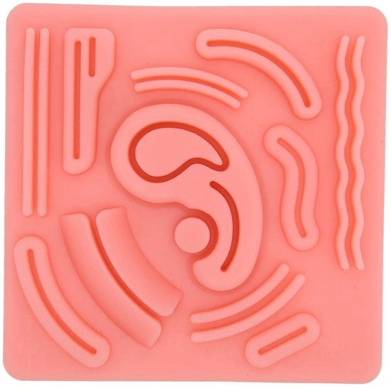 Cuscino per esercitazione chirurgica 3D - Cuscino per simulazione di interventi chirurgici - Esercizi per sutura e cucito - Incluso contenitore di stoccaggio - Adatto per simulatori - Cuscino per simulazione chirurgica