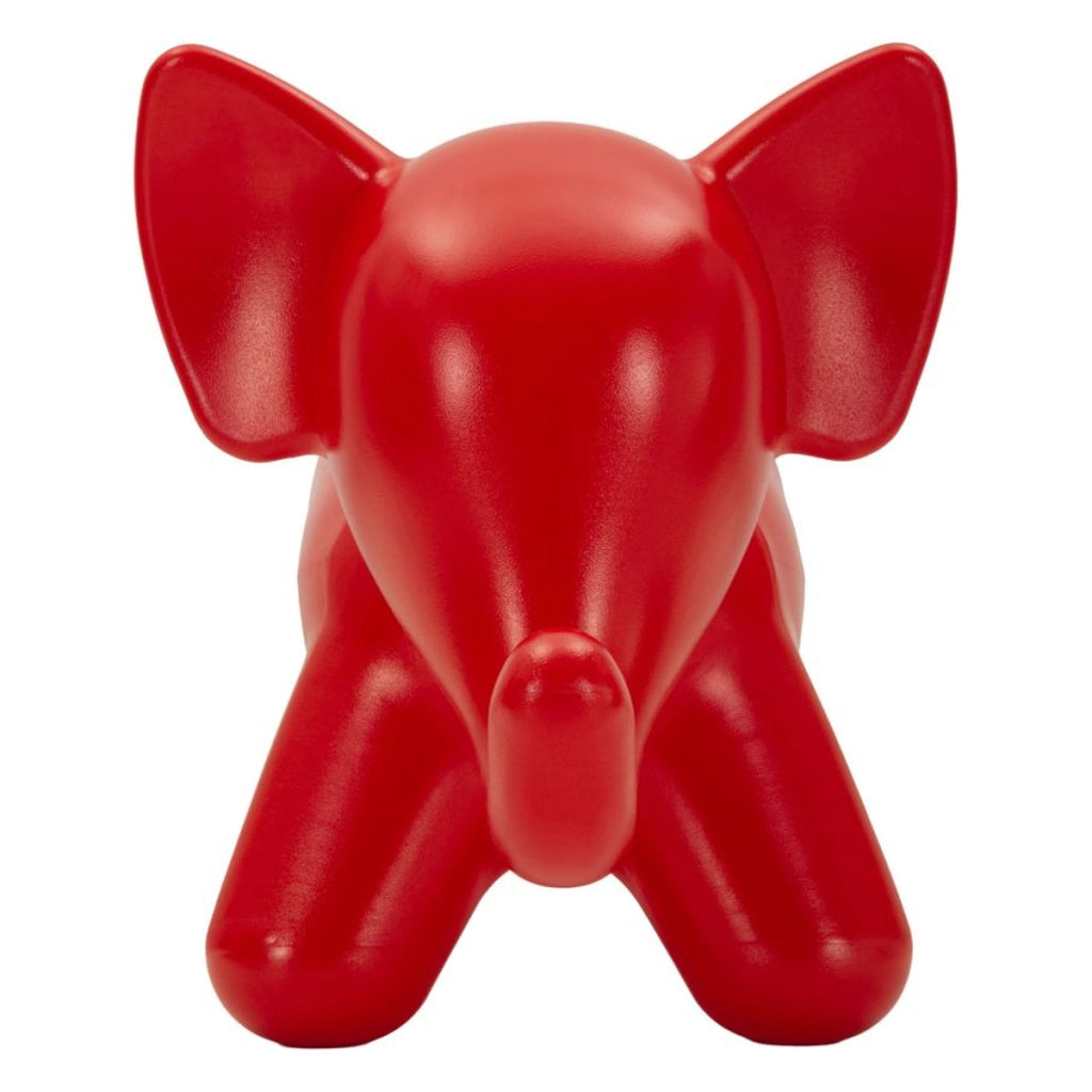 Sgabello Basso Elefante 2, Rosso, Plastica, 86x46x56 cm
