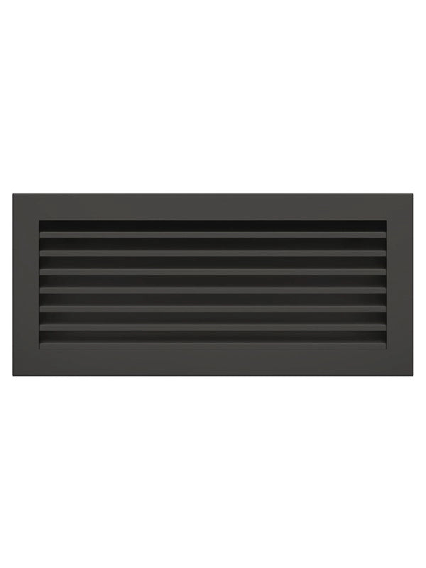 Griglia di ventilazione per camino Nera- Hide 17x37