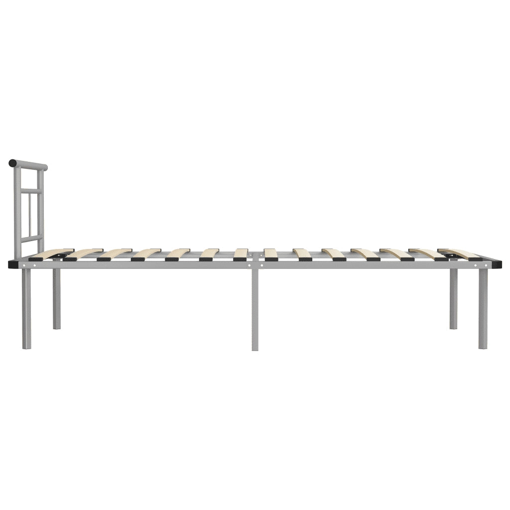 Giroletto Grigio in Metallo 90x200 cm 324822