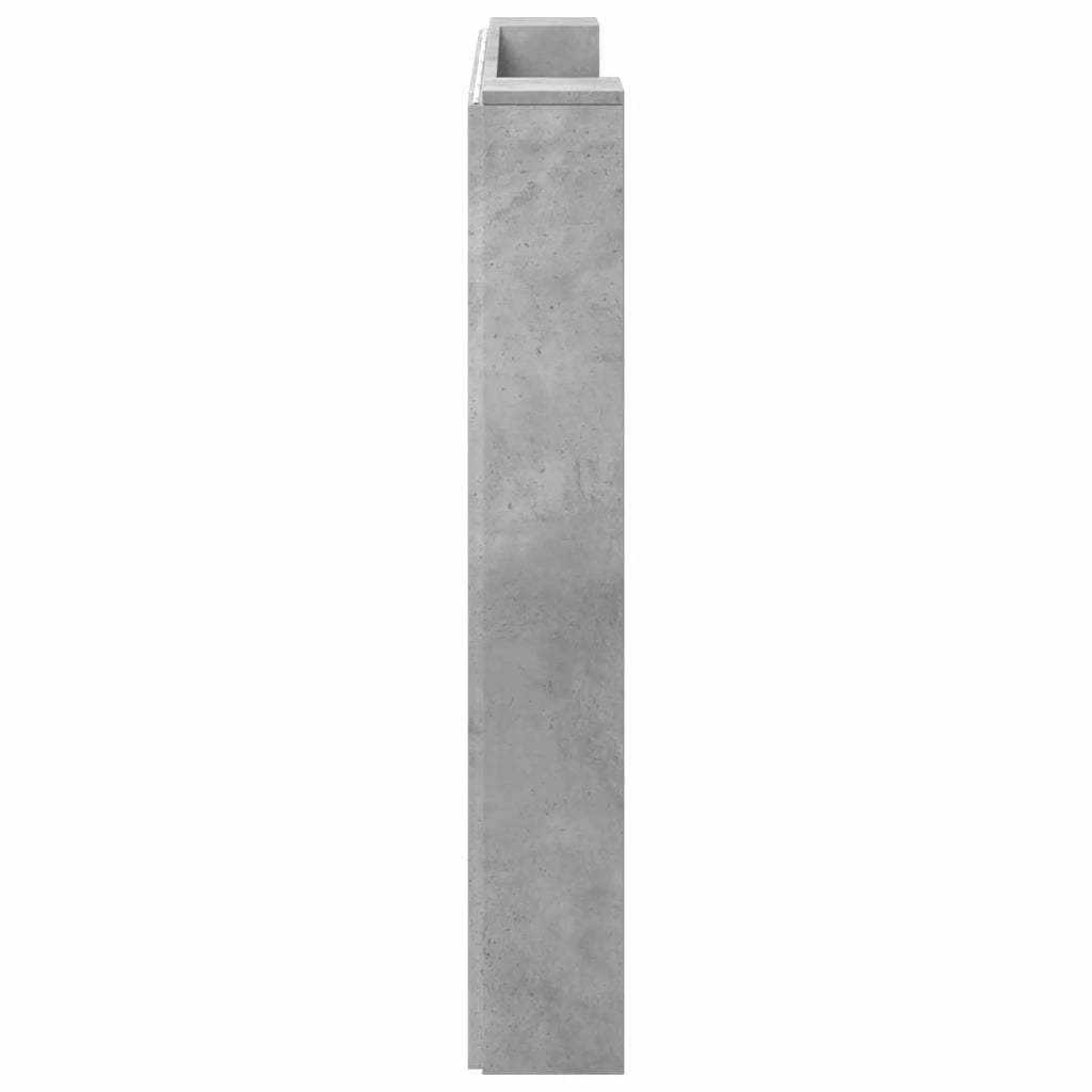 Testiera Grigio cemento 140 x 16,5 x 103,5 cm Legno multistrato 3418672