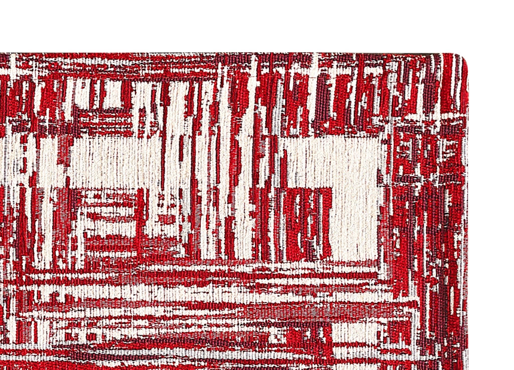 Tappeto Arredo Salotto Antiscivolo Scendiletto Camera Dis. Bangkok By Suardi - 115x175 - Rosso