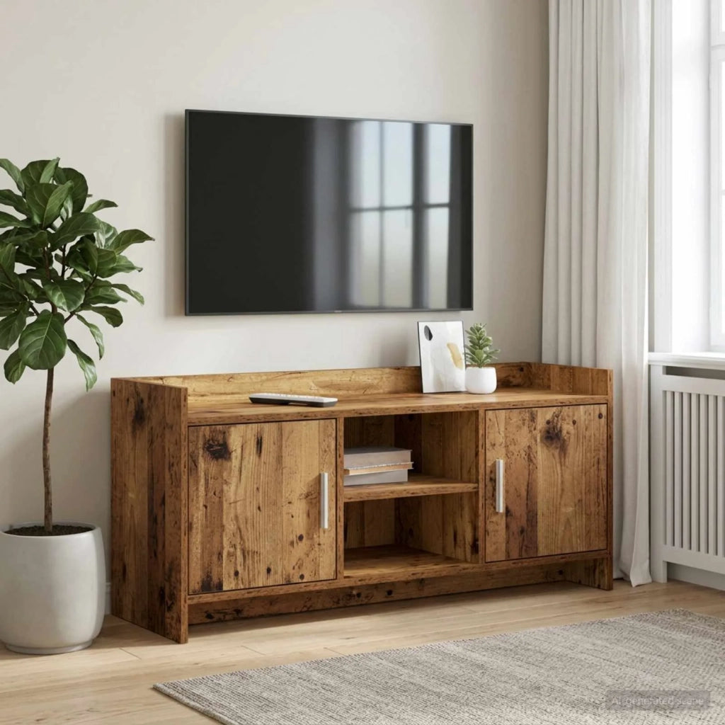 Mobile TV 102 x 33 x 47 cm Legno antico Legno ingegnerizzato 8011169