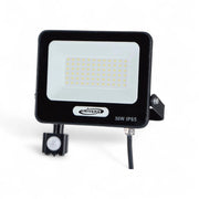 Faro LED da Esterno 50W con Sensore di Movimento PIR IP65 Luce Fredda 6500K Proiettore LED 4600 Lumen Fascio 120° per Giardino Cortile Garage