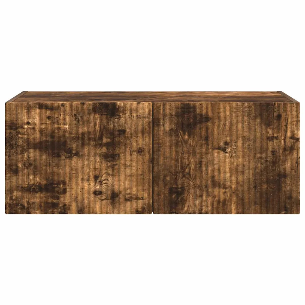 Mobile TV da parete-Mobile TV a Muro-Credenza TV Rovere fum¨¦ 60 x 31 x 29.5 cm 950608