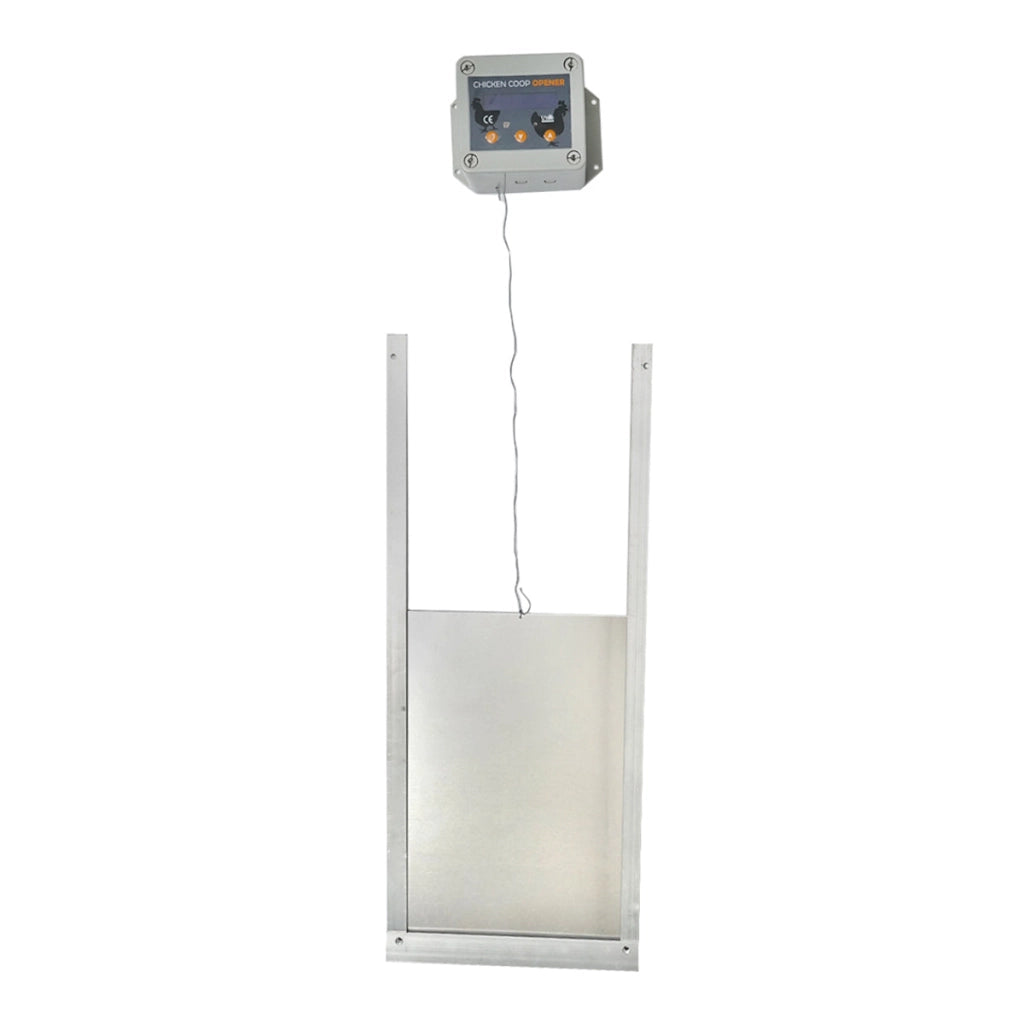 Porta automatica per pollaio, 60x23 Breckner Germany.