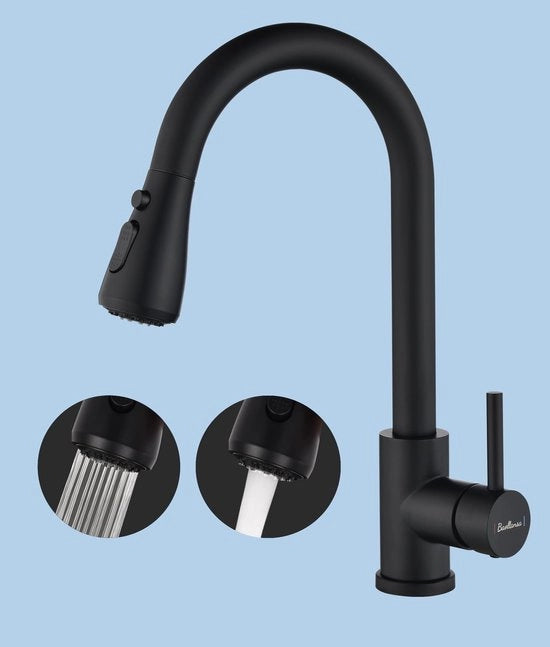 Uscita cucina estensibile, rubinetto cucina ad alta pressione con uscita doccia estensibile a 3 funzioni, 360° rotativo, rubinetto cucina con due tipi di getto (nero) 

Modello: 
Specifica: 
Codice prodotto: