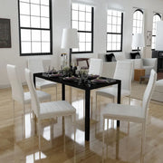 Set da Pranzo 7 pz Nero e Bianco 242988